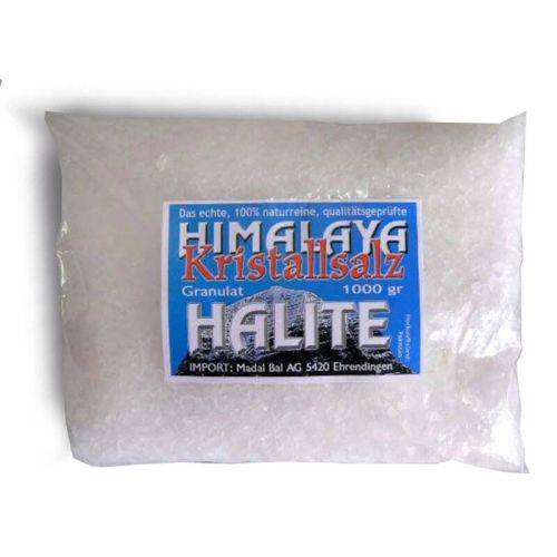 Himalaya Salz, Halite Granulat Himalaya-Kristallsalz 1 kg Madal Bal 
