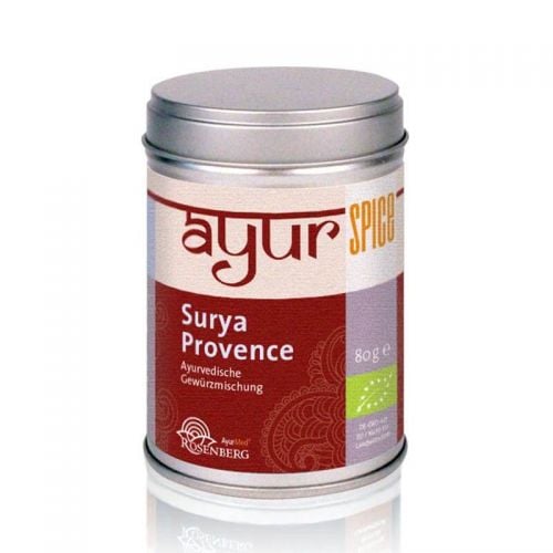 Surya Provence, Bio Ayurvedische Bio-Gewürzmischung 80g AyurSpice 