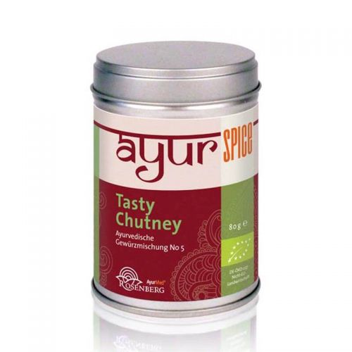 Tasty Chutney, Bio Ayurvedische Bio -Gewürzmischung 100g AyurSpice 