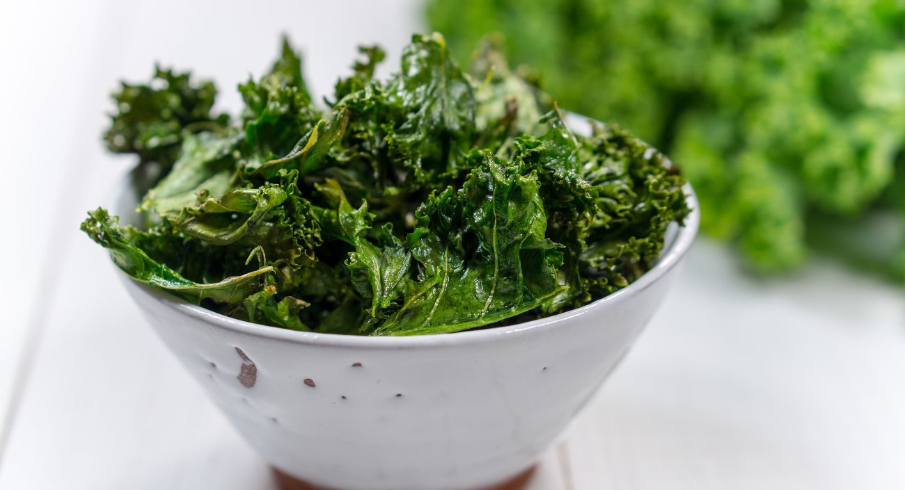 Grünkohl mit Zitrone und Paprika