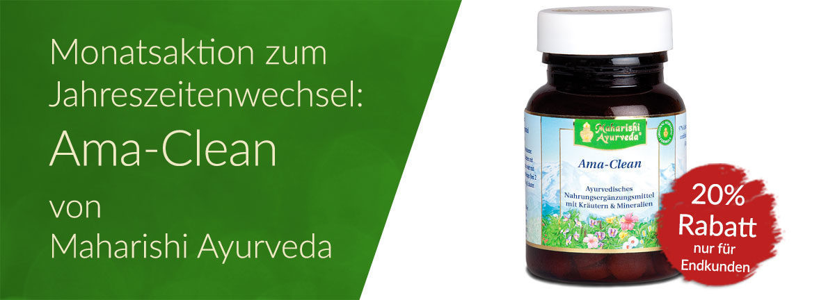 Monatsaktion 20% Rabatt auf Ama Clean